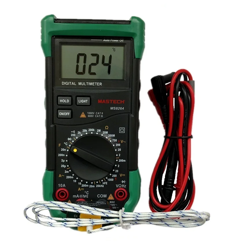 MS8264 Digital Multimeter Capacitance Frequency Temperature Meter Multimetro Multitester Protection Circuit Anti-Burn