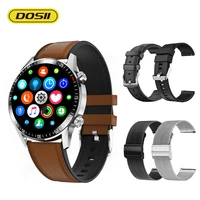dosii bluetooth smart watch 2021 men full touch fitness blood pressure heart rate monitor smart bracelet smartwatch