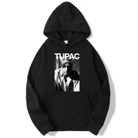 mens hoodies fashion streetwear tupac hip hop rapper vintage hoodie top tracksuit men autumn and winter fleece sweatshirts