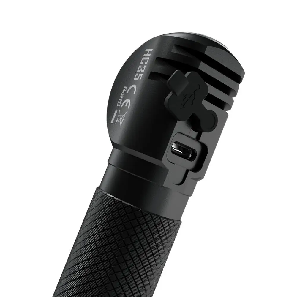NITECORE HC35 USB перезаряжаемая фара 4 * XP-G3 S3 светодиоды Макс 2700 люмен луч бросок 134 м