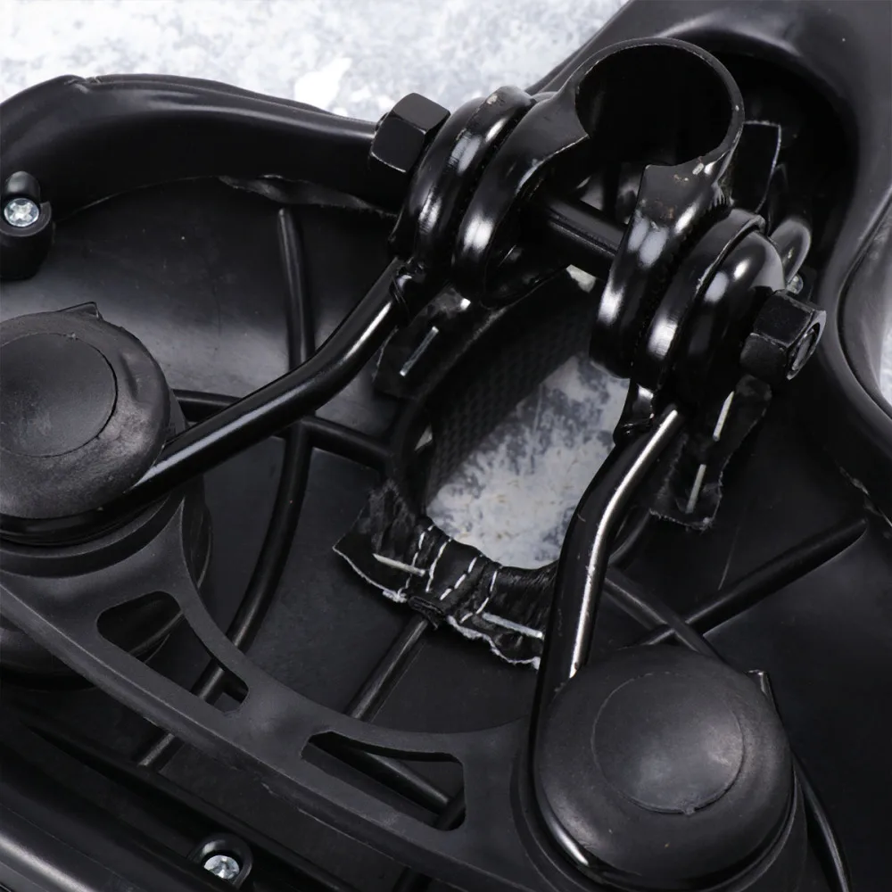 

Elastic Sponge Bike Seat Absorbing Comfortable Wide Padded Replacement Saddle for Mountain Bike Outdoor (Black)