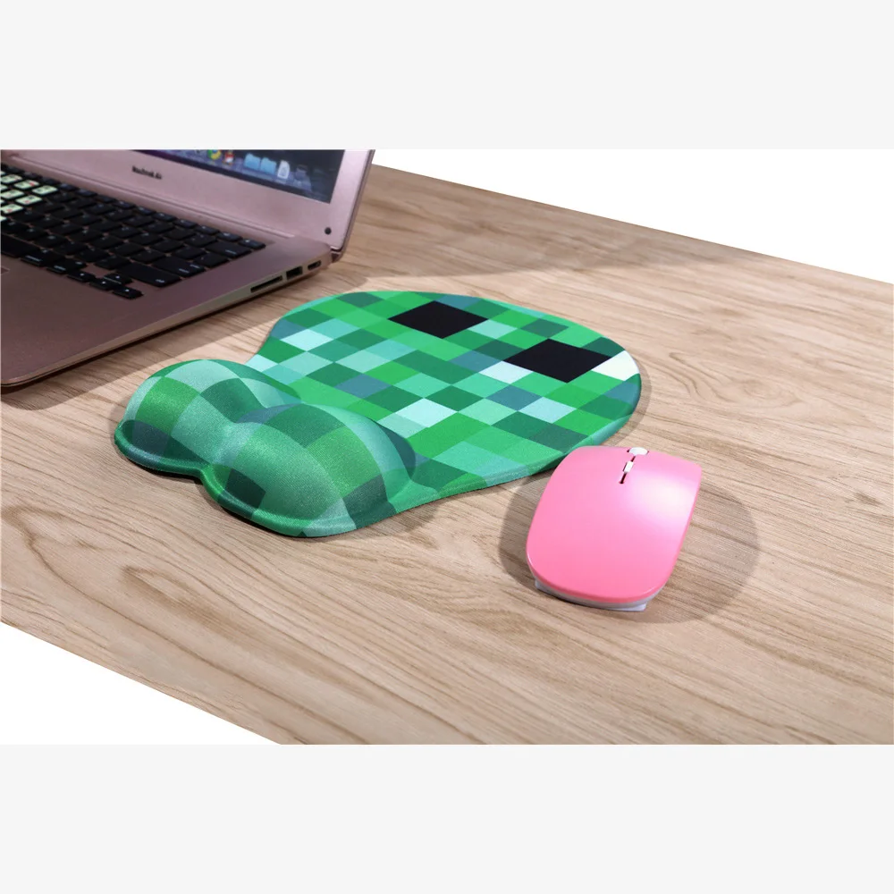FFFAS 3D коврик для мыши зеленая сетка игровой запястья грудной Сексуальный