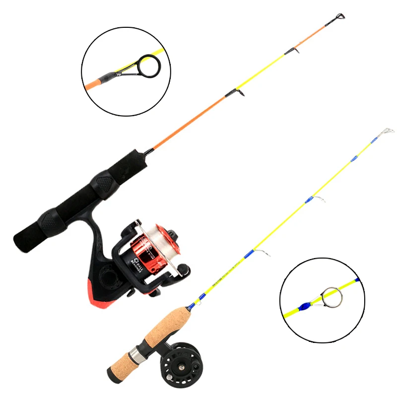 Зимняя удочка для ледовой рыбалки 2019 + колесо лески со свинцовым крюком