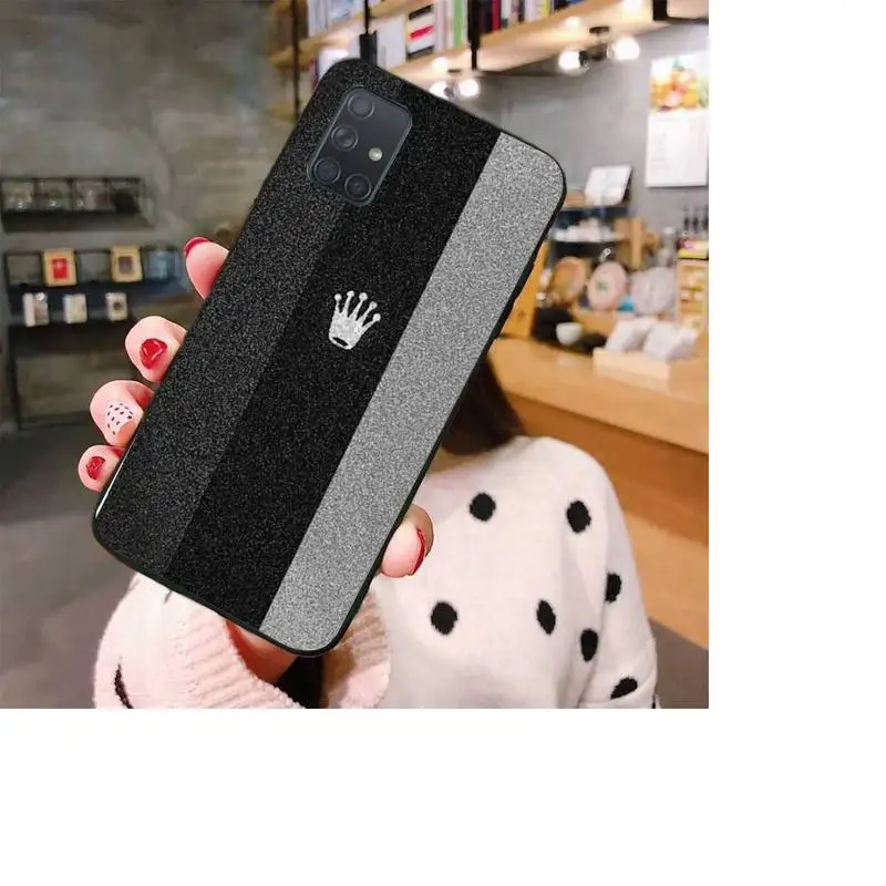 

Rolexxx Watch Crown Phone Case For Samsung Galaxy A50 A30S A50S A71 70 A10 Case Samsung A51 Soft Silicone Case Fundas