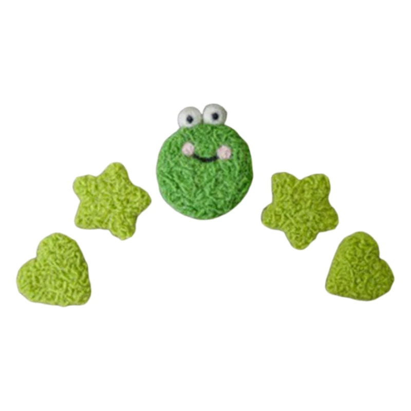 

5Pcs DIY Handmade Baby Wool Felt Ornament Home Party Decoration Photography Prop