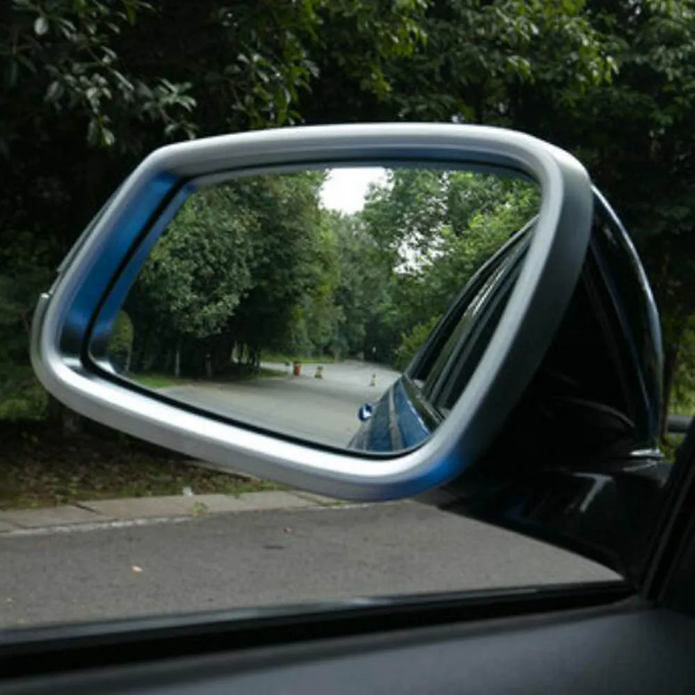 Боковая дверь крыло крышка зеркала заднего вида стикер дождь Хром Стайлинг
