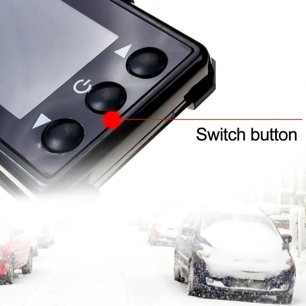 

12V/24V LCD Monitor Switch+Remote Control Accessories For Car Track Diesels Air Heater Parking Heater