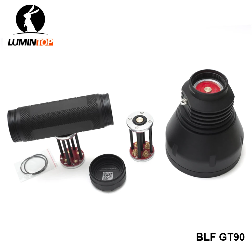 Preise LUMINTOP BLF GT90 High Power Taschenlampe Licht SBT 90,2 7000 Lumen 2720m Long Range Werfen LED Taschenlampe Durch 18650 Batterie Für Suche