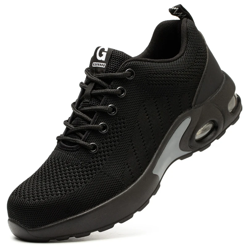 Кроссовки мужские рабочие защитная обувь стальной носок Легкие Промышленные