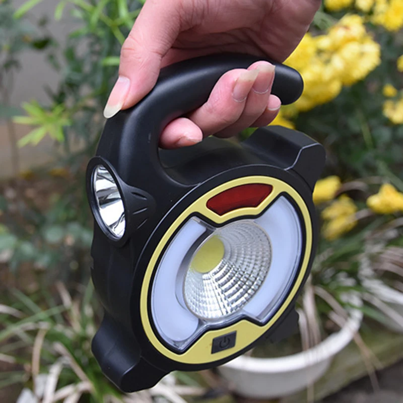 Солнечный перезаряжаемый фонарь для кемпинга рыбалки светильник портативный