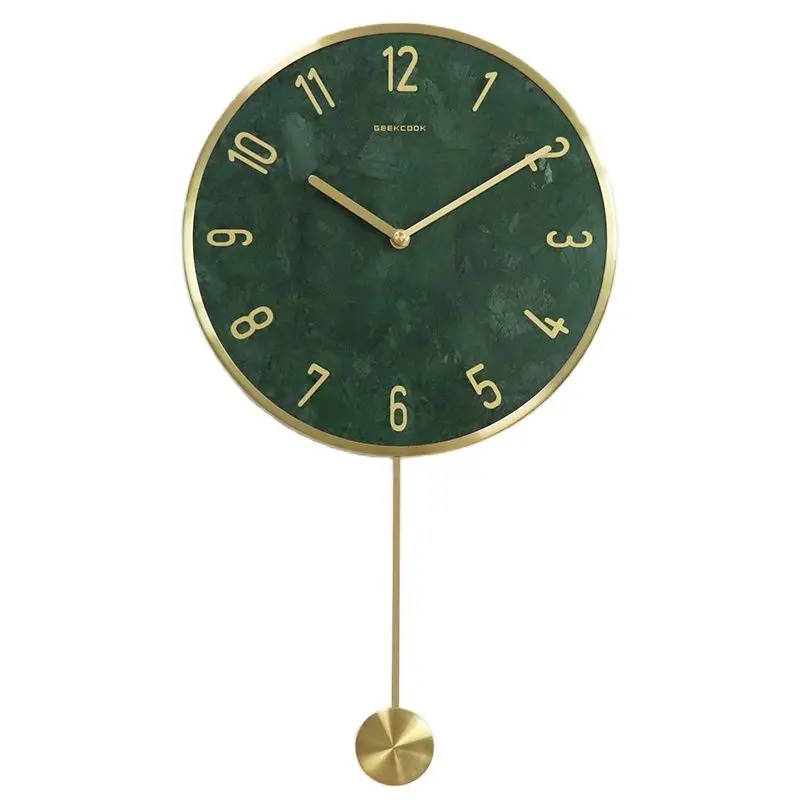 

Настенные часы с маятником, современный дизайн, бесшумные большие настенные часы, домашний декор, подвесные Роскошные 3d часы, большие часы, ...