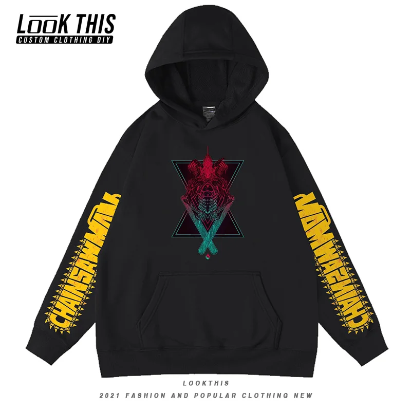

Chainsaw Man Children's Hoodie Sweatshirt Japan Anime Print Autumn 2021 Hoodies Boy Girls Oversized Sweatshirts Pullover Tops