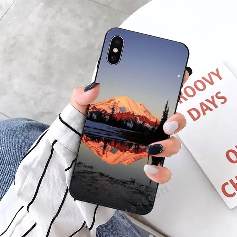 

Natural scenery lake Phone Case for iPhone 11 12 mini pro XS MAX 8 7 6 6S Plus X 5S SE 2020 XR
