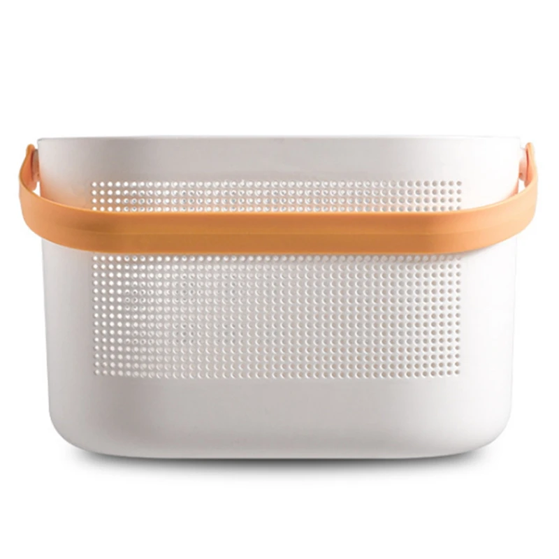 Новая Корзина для ванны с плотными отверстиями и ручкой корзина хранения фруктов