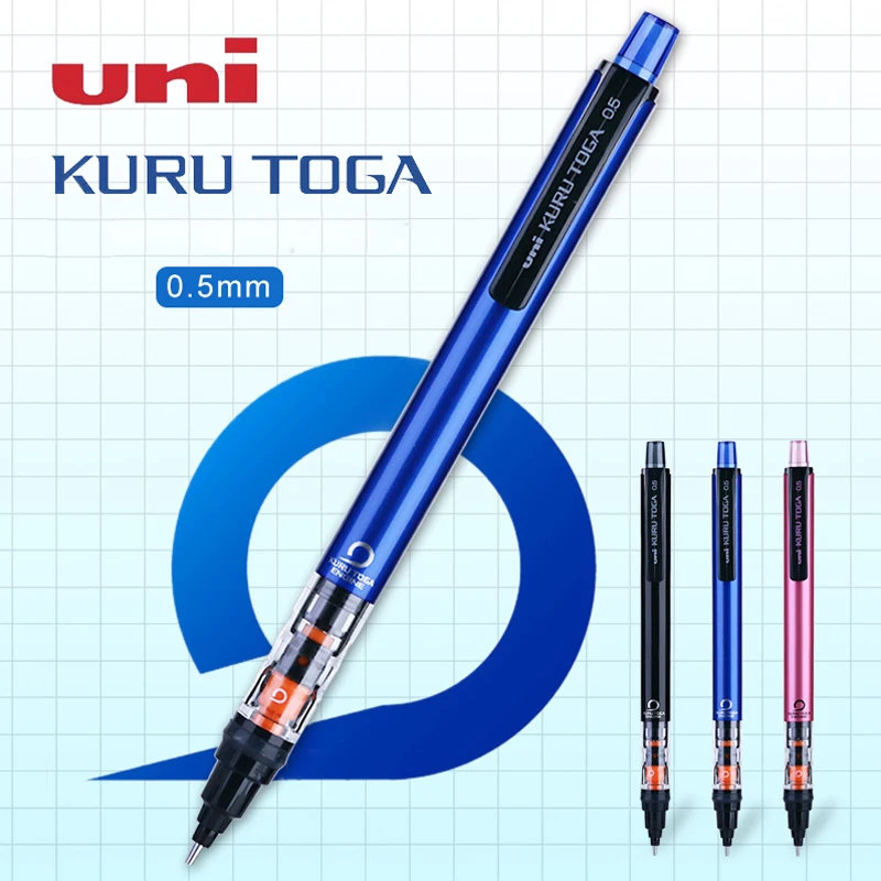

UNI KURUTOGA Automatic Pencil M5-452 Lead Core Rotation 0.5mm Active Pencil Writing Constantly for Primary School Students