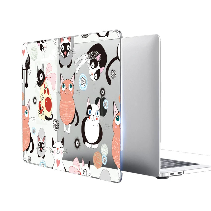 MTT милый мультяшный чехол для Macbook Air 11 13 Pro 13 15 Touch Bar Crystal Cover для mac book 12 дюймов retina 13,3 сумка для ноутбука