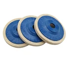 Набор полировальных дисков для стекланержавеющей стали, 100 мм, 3 шт.