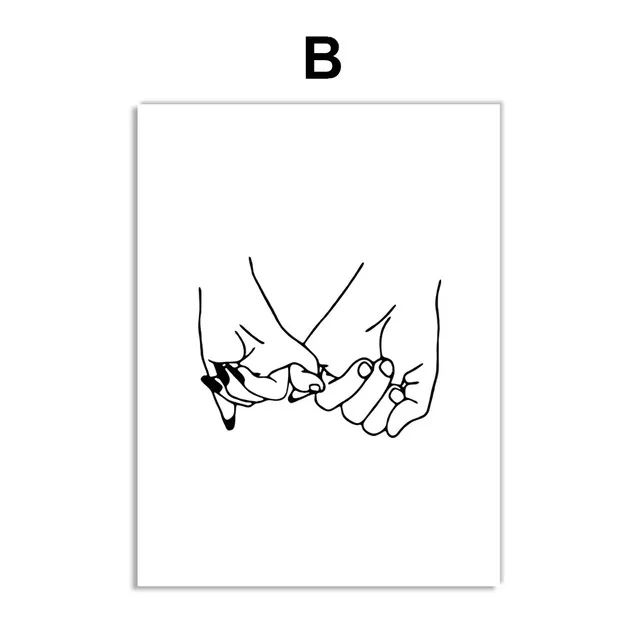 Домашний декор настенная Картина на холсте скандинавский стиль линия с