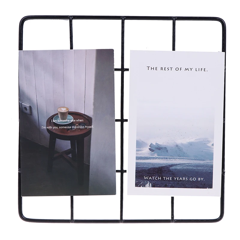 Сетка DIY стены фотографии открытки искусства Дисплей сетка Органайзер картины