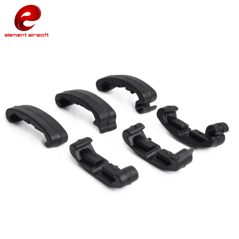 Element Airsoft Тактические клипсы IndexClips черные зажимы для рельсов Picatinny аксессуары