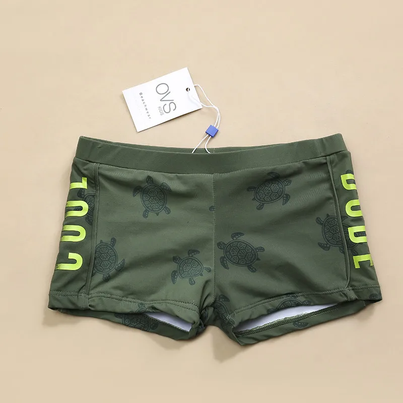 Пляжные шорты с принтом черепахи для детей от 2 до 8 лет детские плавки мальчиков