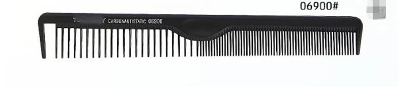 Профессиональная расческа для крикета термостойкая угольная Расческа средней