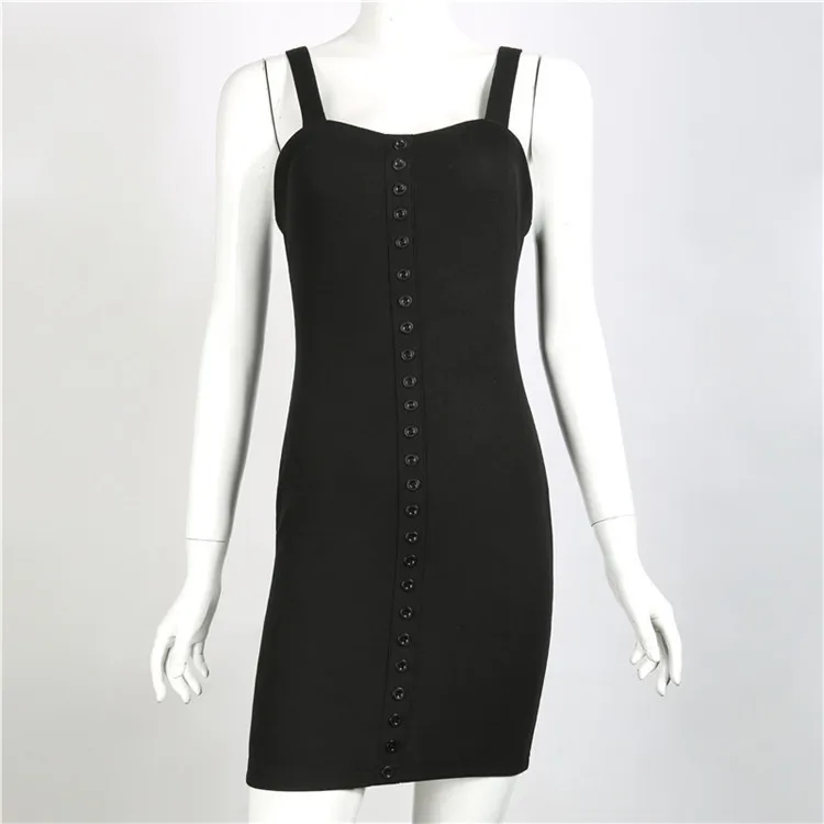 

Ribbed Summer Dress Women Spaghetti Strap Backless Wrap Summer BodyCon Bandage Party Fashion Mini Sexy Dress Vestidos De Fiesta