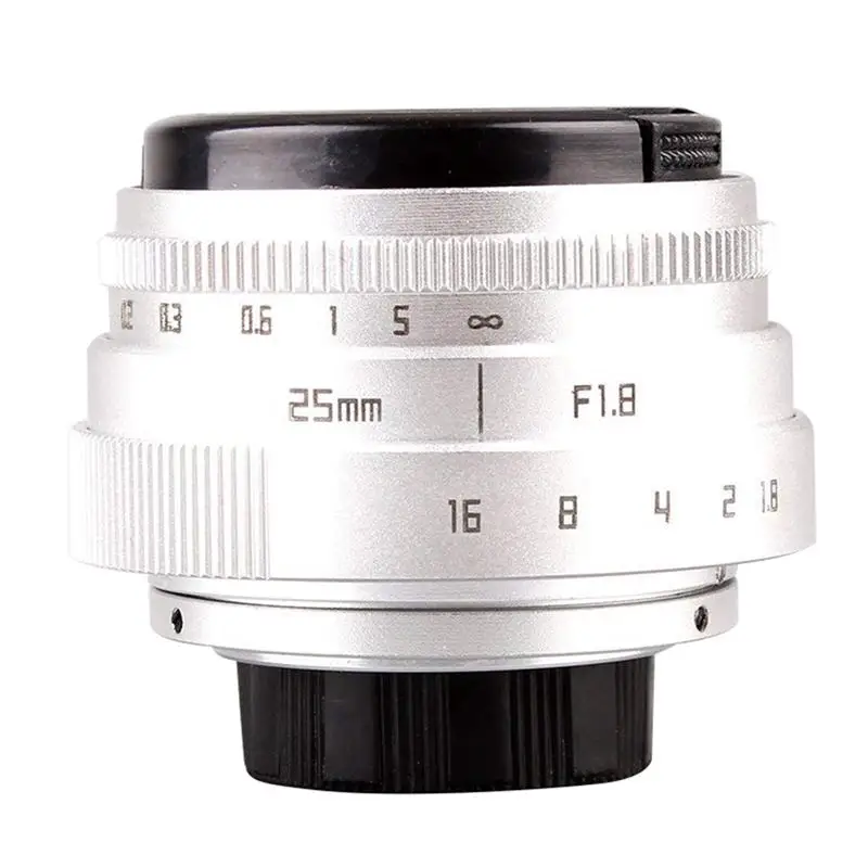 Мини-объектив 25 мм F1.8 APS-C CCTV + объектив 16 C Mount Movie Lens для Sony E-Mount NEX Camera Adapter |
