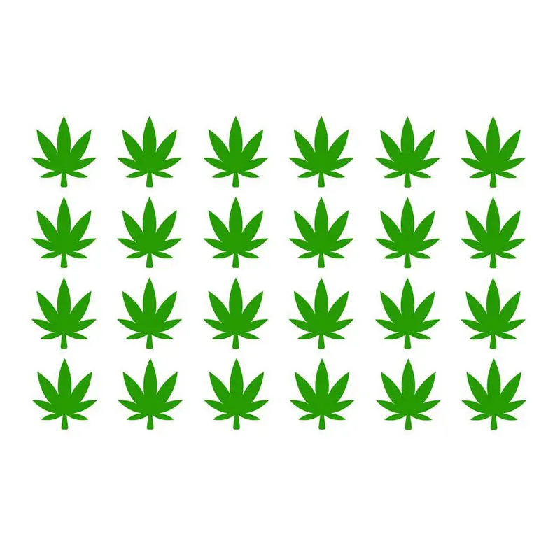 30 шт./компл. наклейки с кленовыми листьями s Weed пригласительные тюлени вечерние на