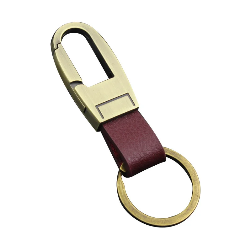 Модный кожаный брелок для ключей мужчин и женщин металлическая цепочка на талию - Фото №1