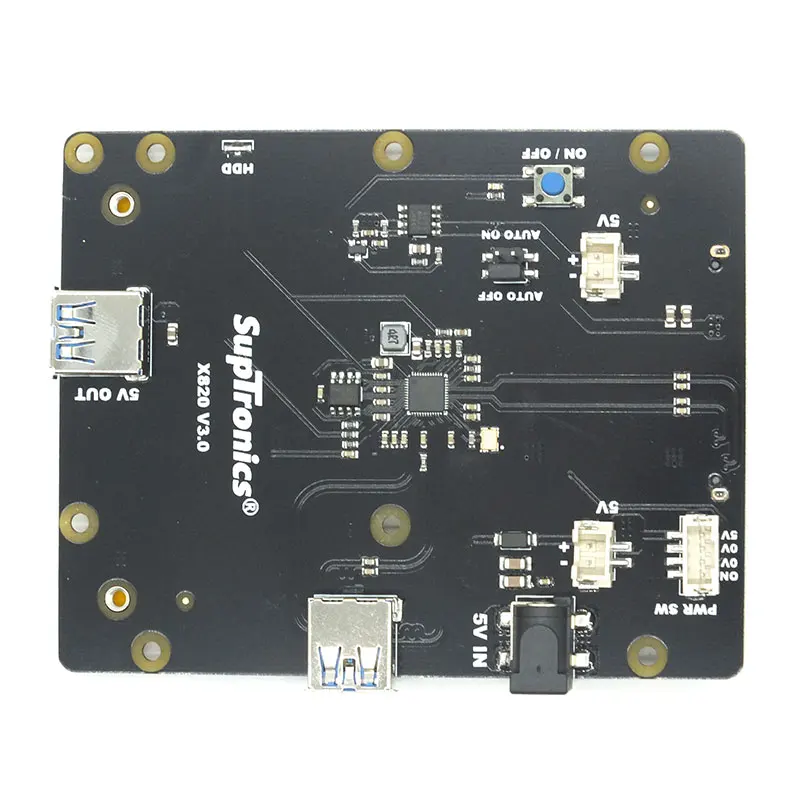 Плата для хранения SSD и HDD Raspberry Pi X820 (X800) подходящий металлический чехол/корпус +