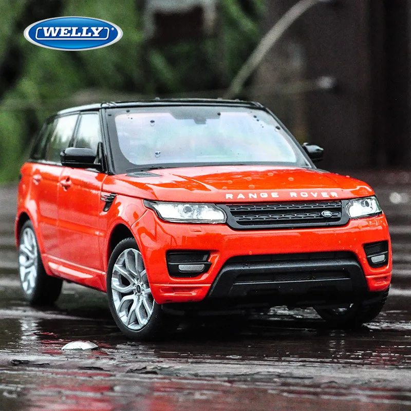 WELLY 1:24 Land Rover Range Sport Edition модель автомобиля из сплава украшение коллекции подарок