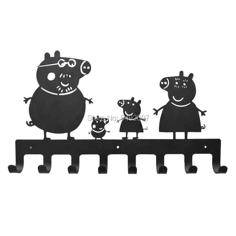 Мультяшная железная вешалка для ногтей креативное украшение детской комнаты