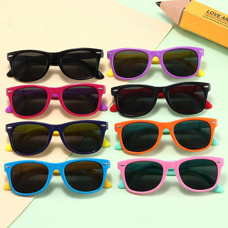 

Hot Sale Personalized Children's Sunglasses Silicone Round Polarized Children's Sunglasses Fashion Boys and Girls Sun Glasses