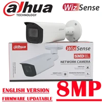 dahua 8mp ip camera ipc hfw3841e as ir30m bullet camera built in mic audio alarm interface ip67 smd plus wizsense