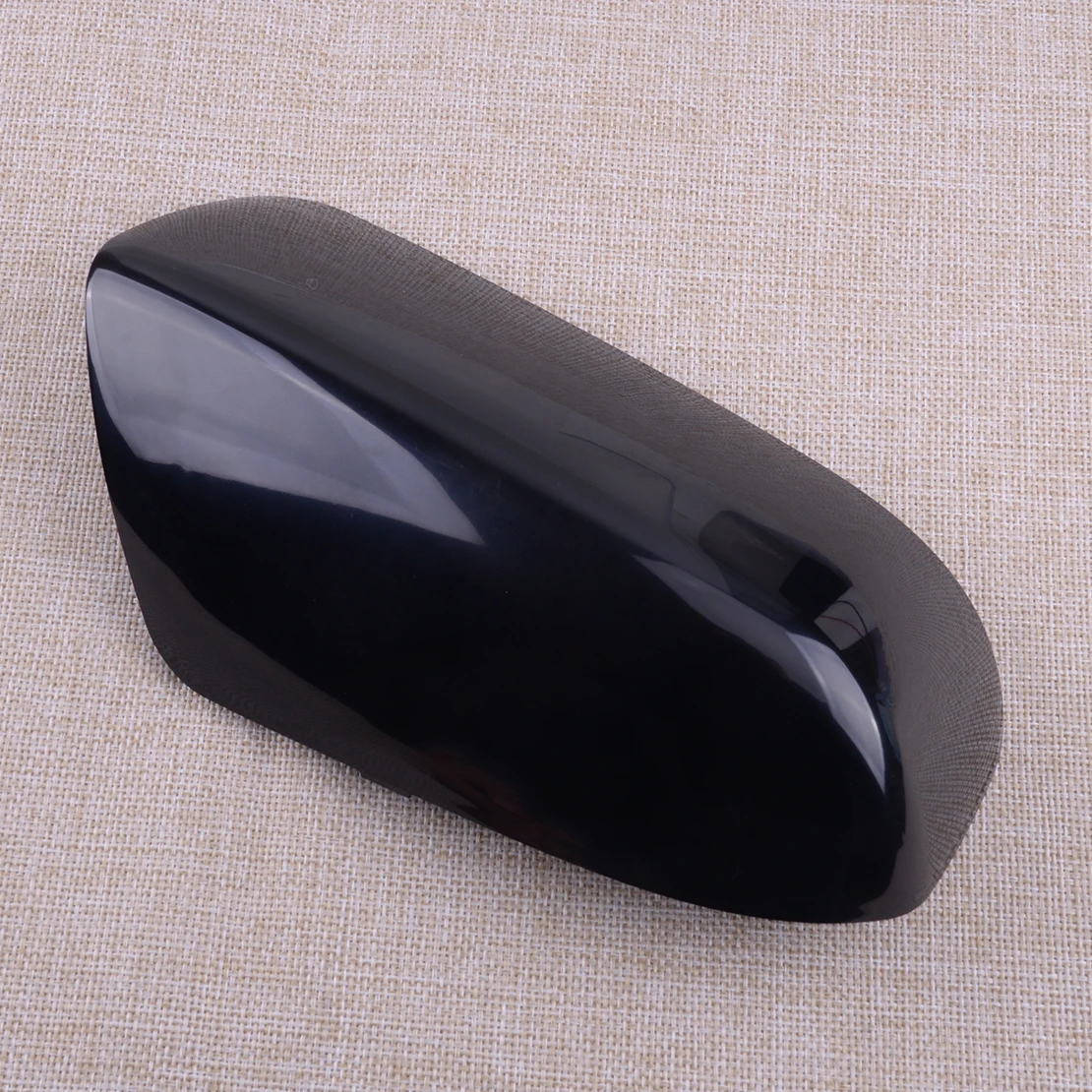 Глянцевая черная крышка автомобильного зеркала заднего вида с правой стороной