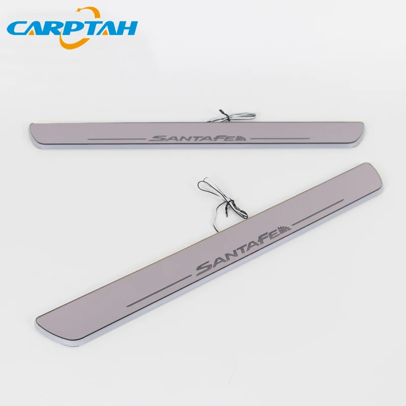 CARPTAH Trim Pedal Car External Parts светодиодный светильник для Hyundai Santa Fe 2010 2018|Буксиры и