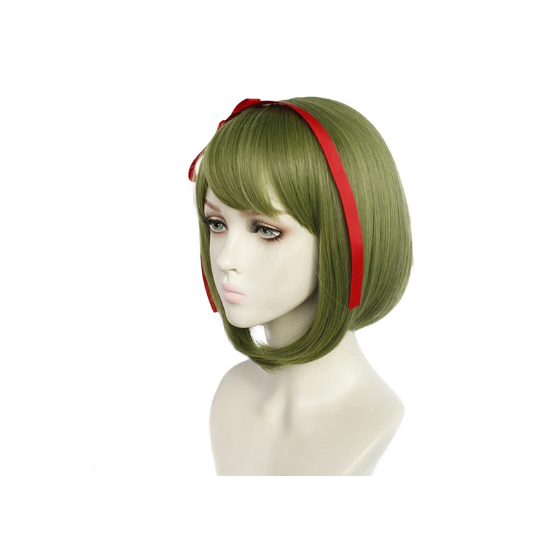 Danganronpa другой эпизод: Ультра отчаяние Monaca Towa парик косплей костюм Dangan Ronpa зеленый