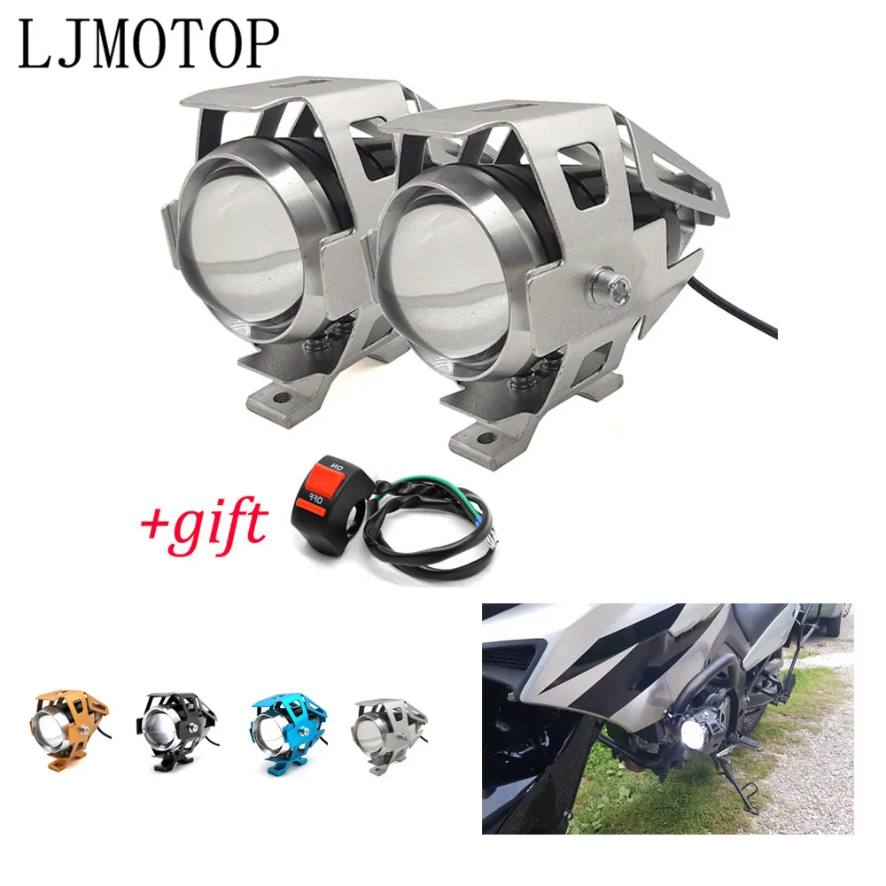 Светодиодные фары для мотоцикла 12 В вспомогательная фара U5 Honda CBR 954 1000 RR CB1000R 1100XX