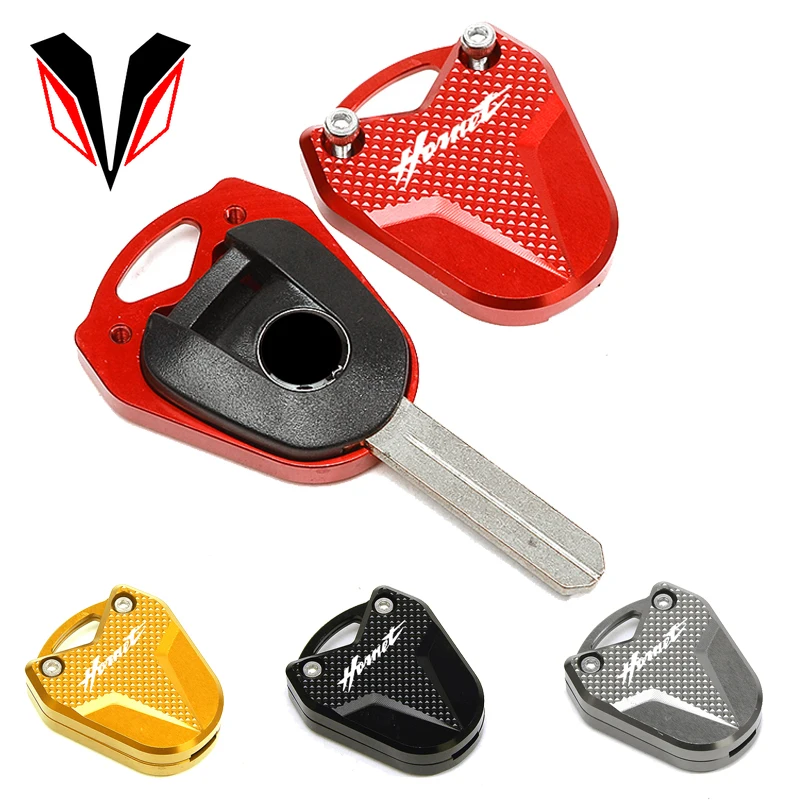 Logo Hornet Motorcycle Key Cover For Honda CB600F CB 600 F Hornet 2007-2013 2012 2011 2010 Key Case Shell (Key Without Chip)