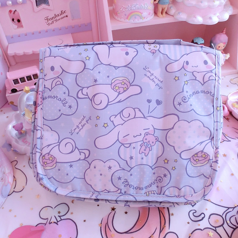 Мультфильм Япония hello kitty My Melody Cinnamoroll pompomparin женская косметичка для хранения путешествия мешок мыть сумки девушка макияж сумки