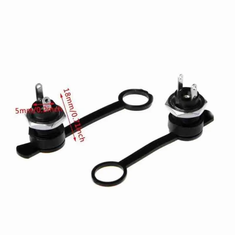 2 шт./упаковка водонепроницаемая панель на 12 В с гнездом для зарядного устройства