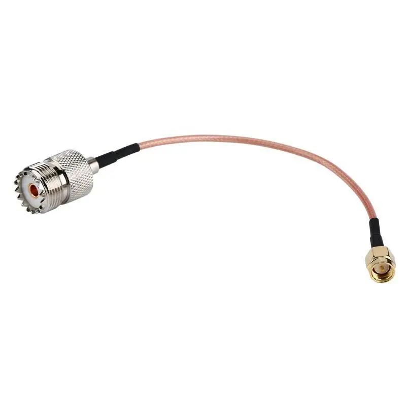

30cm UHF SO239 Female PL259 to SMA Male Plug Crimp RG316 Cable Adapter Connector
