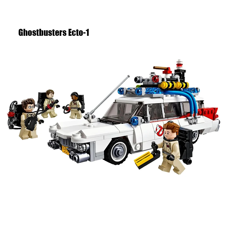 

NEW 2552PCS Ghost Busters Ecto-1&2 Movie Car Set Building Blocks Brick s Diy Toy Xmas Gifts For Kid