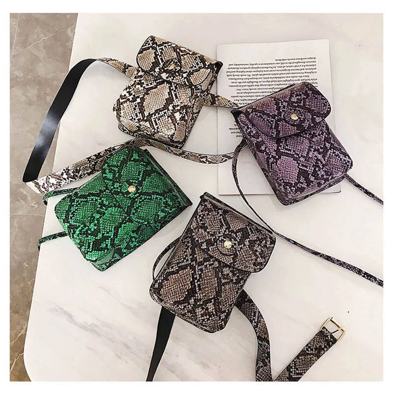 Женская сумка через плечо Lxury из змеиной кожи 2019 брендовая модная женская для