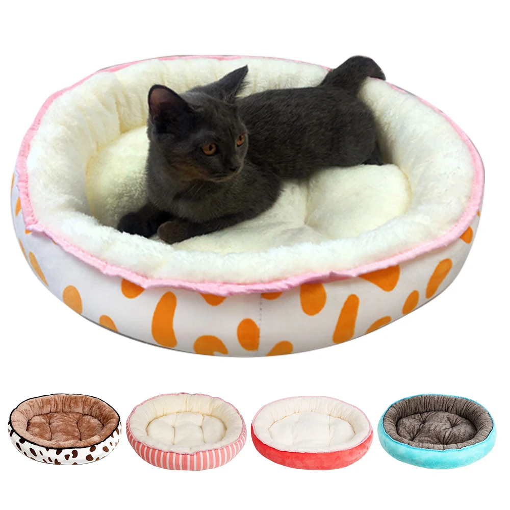 

Rectangle Round Large Pet Cat Dog Bed Warm Cozy Dog House Soft Fleece Nest Dog Baskets House Mat Autumn Winter Waterproof Kennel