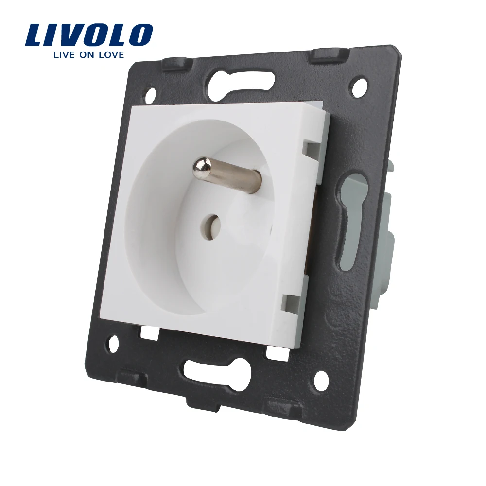 

LIVOLO Manufacturer, Livolo White Plastic Materials, FR standard, Function Key For French Socket,VL-C7-C1FR-11 (3 Colors)