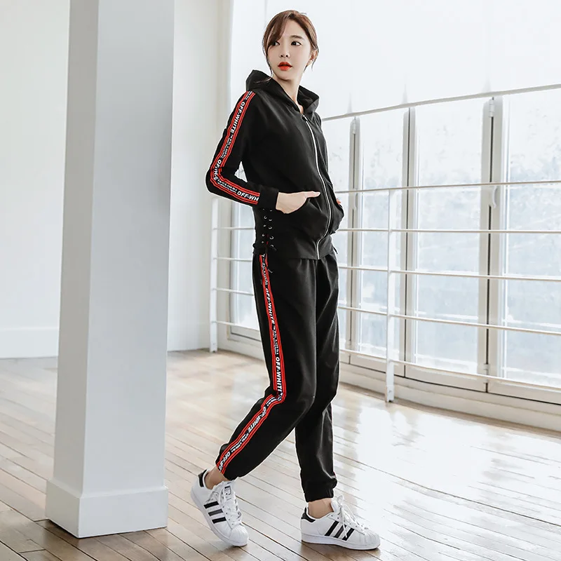 

2021 Spring Western-style Age-reducing Cardigan Hooded Jacket Women Casual Street Fitness Sportswear