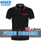 2021 летняя хлопковая рубашка-поло с логотипом компании, дизайн с коротким рукавом, топ с вышивкой сделай сам