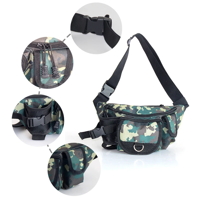 

Multifunctional Fishing Tackle Bags Single Shoulder Crossbody Bag Waist Pack Fish Lures Gear Utility Storage Fishing Bag